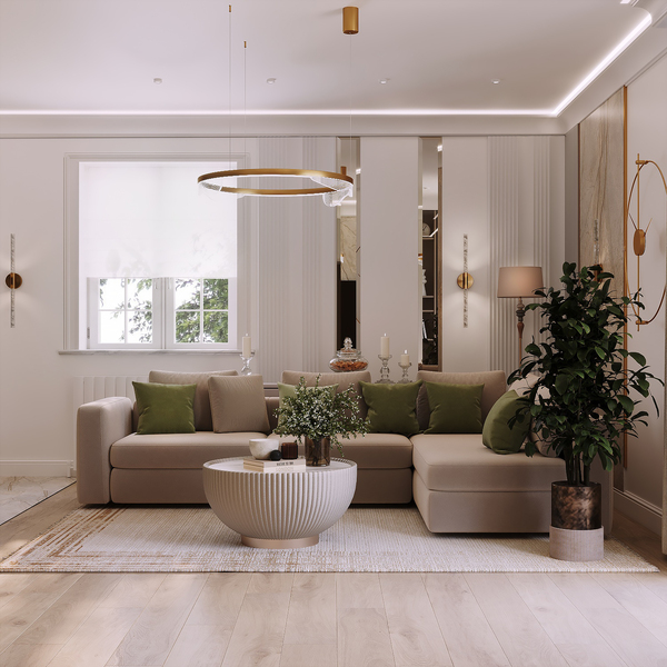 Дизайн гостиной: уютное пространство для молодой семьи