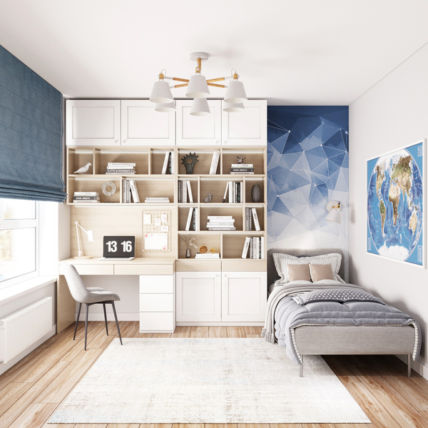 Дизайн детской в скандинавском стиле: комфорт и развитие без перегруза