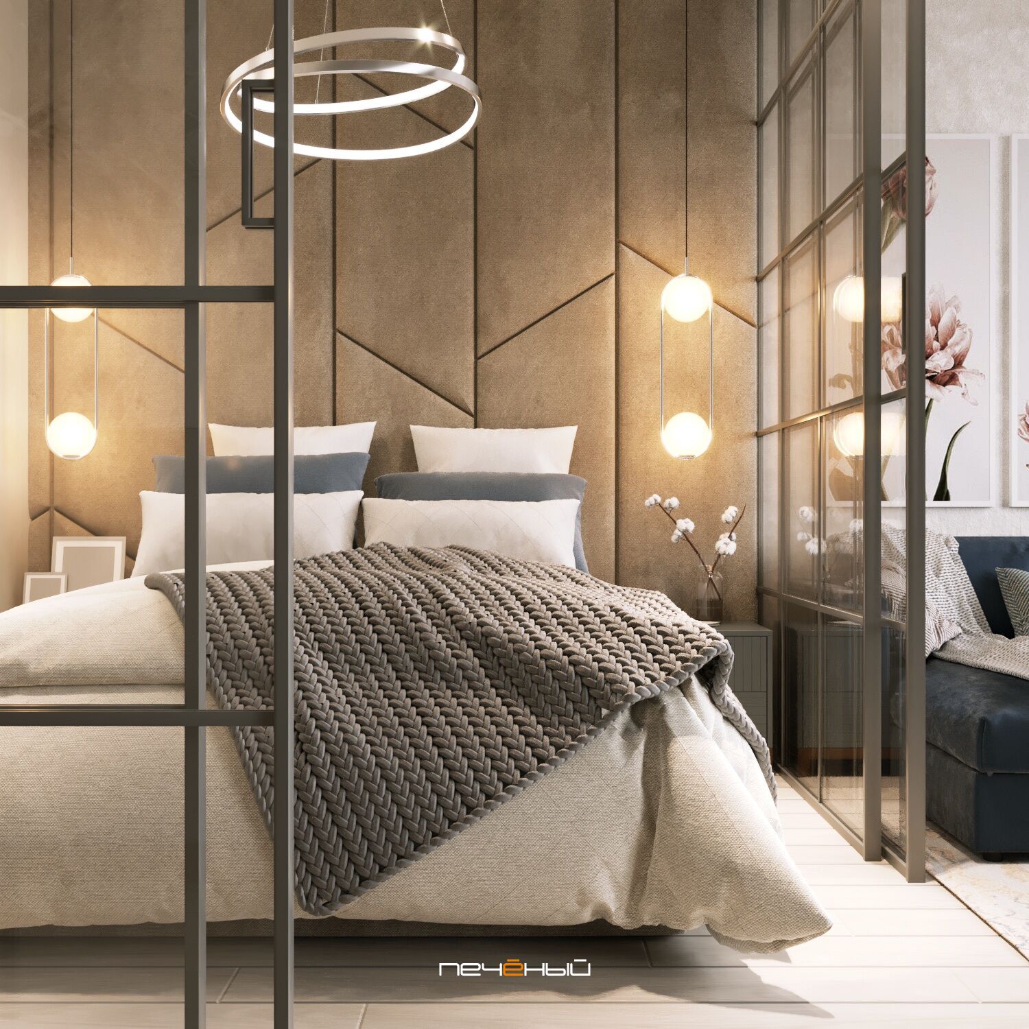 Дизайн Изголовья Кровати В Спальне Фото