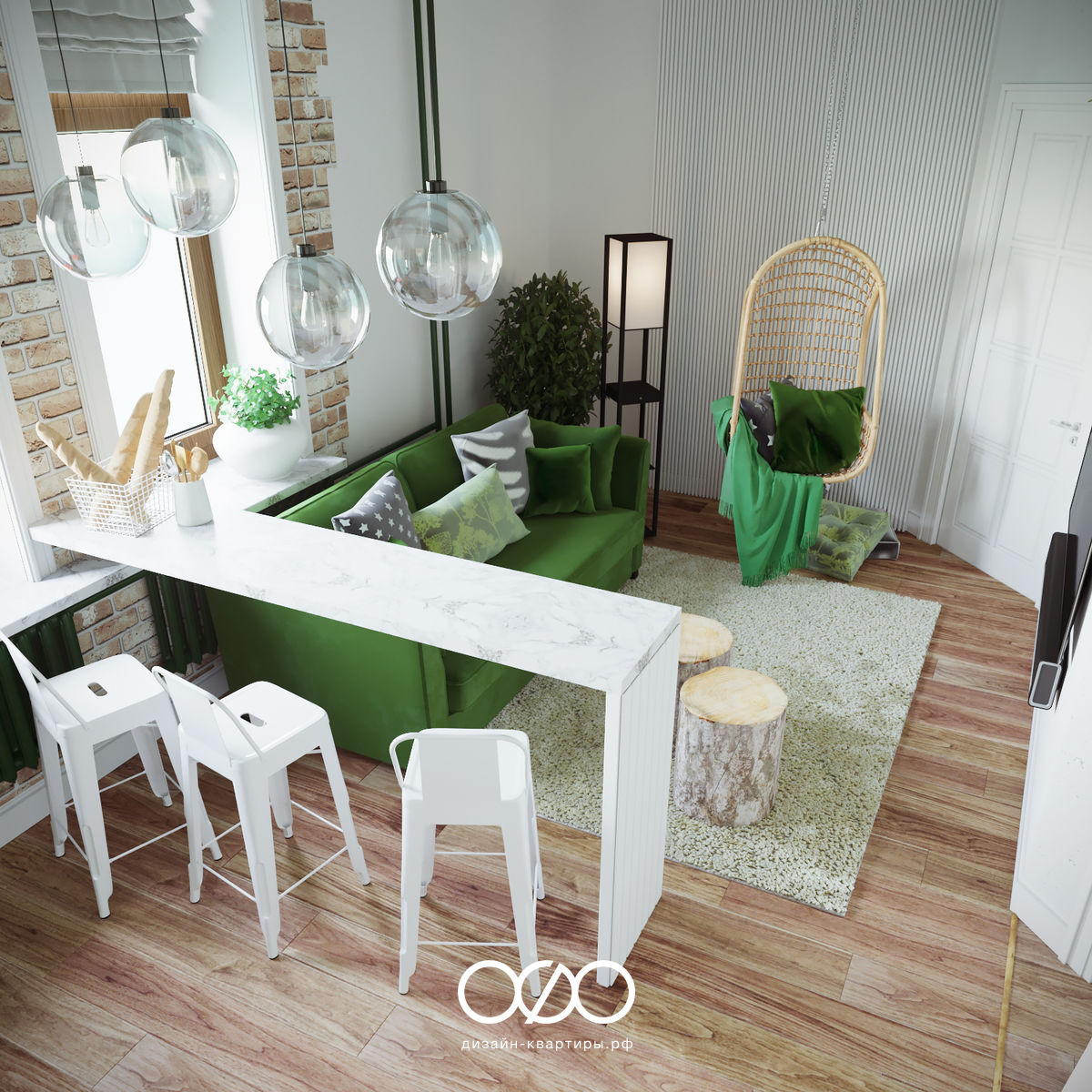 Дизайн интерьера в скандинавском стиле