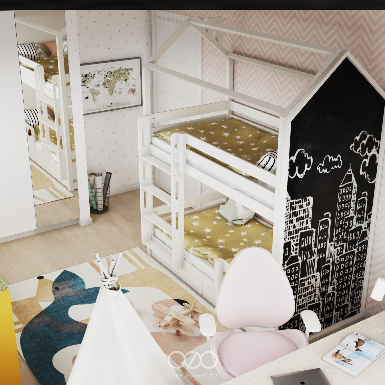 Дизайн-проект 3-комнатной квартиры в современном стиле в ЖК Московский
