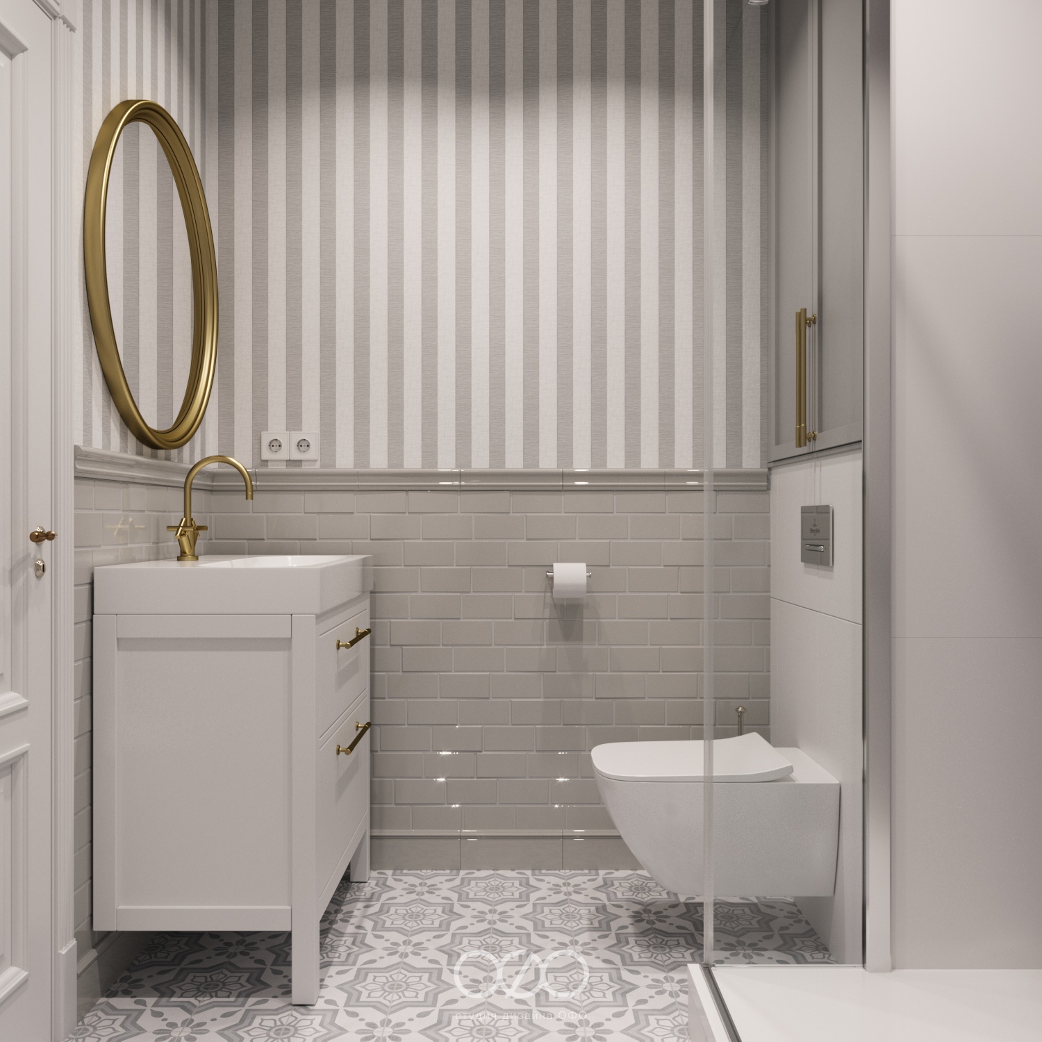 Дизайн-проект 3-комнатной квартиры в неоклассическом стиле в ЖК Аалто