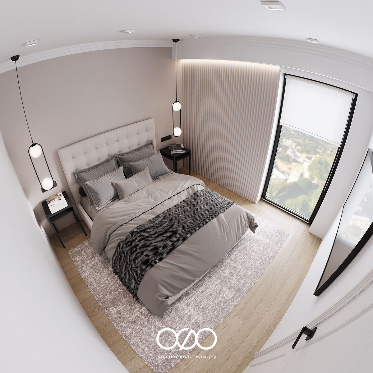 Дизайн небольшой спальни