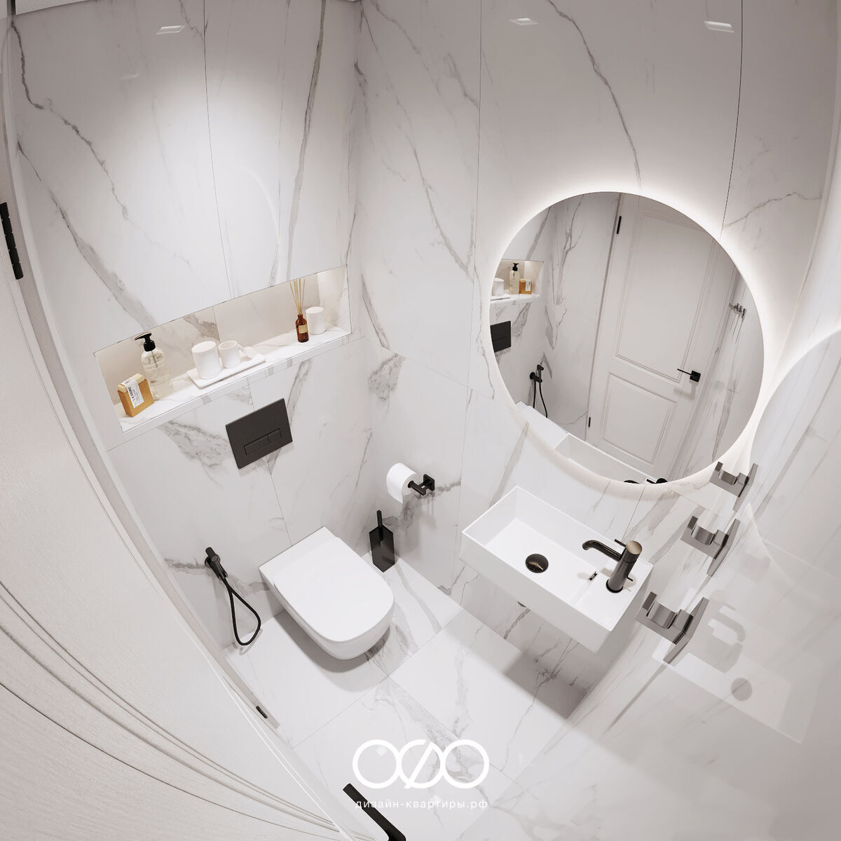 Дизайн-проект Du cup duplex – 5-комнатная вилла в современном стиле в Ницце.