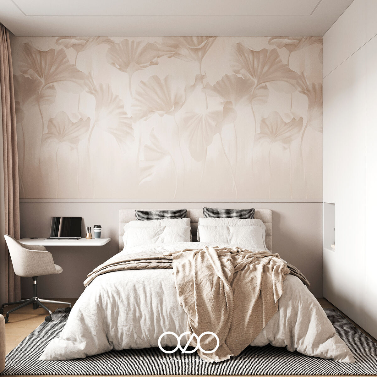 Дизайн-проект 2-комнатной квартиры 65 м2 в стиле современный минимализм. Москва, ЖК Nagatino i-land.