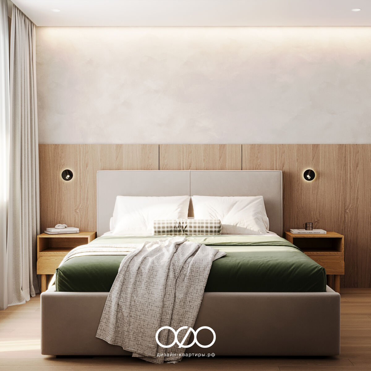 Дизайн-проект 4-комнатной квартиры 80 м² в Москве. Грамотная перепланировка и светлый современный интерьер для семьи с детьми.