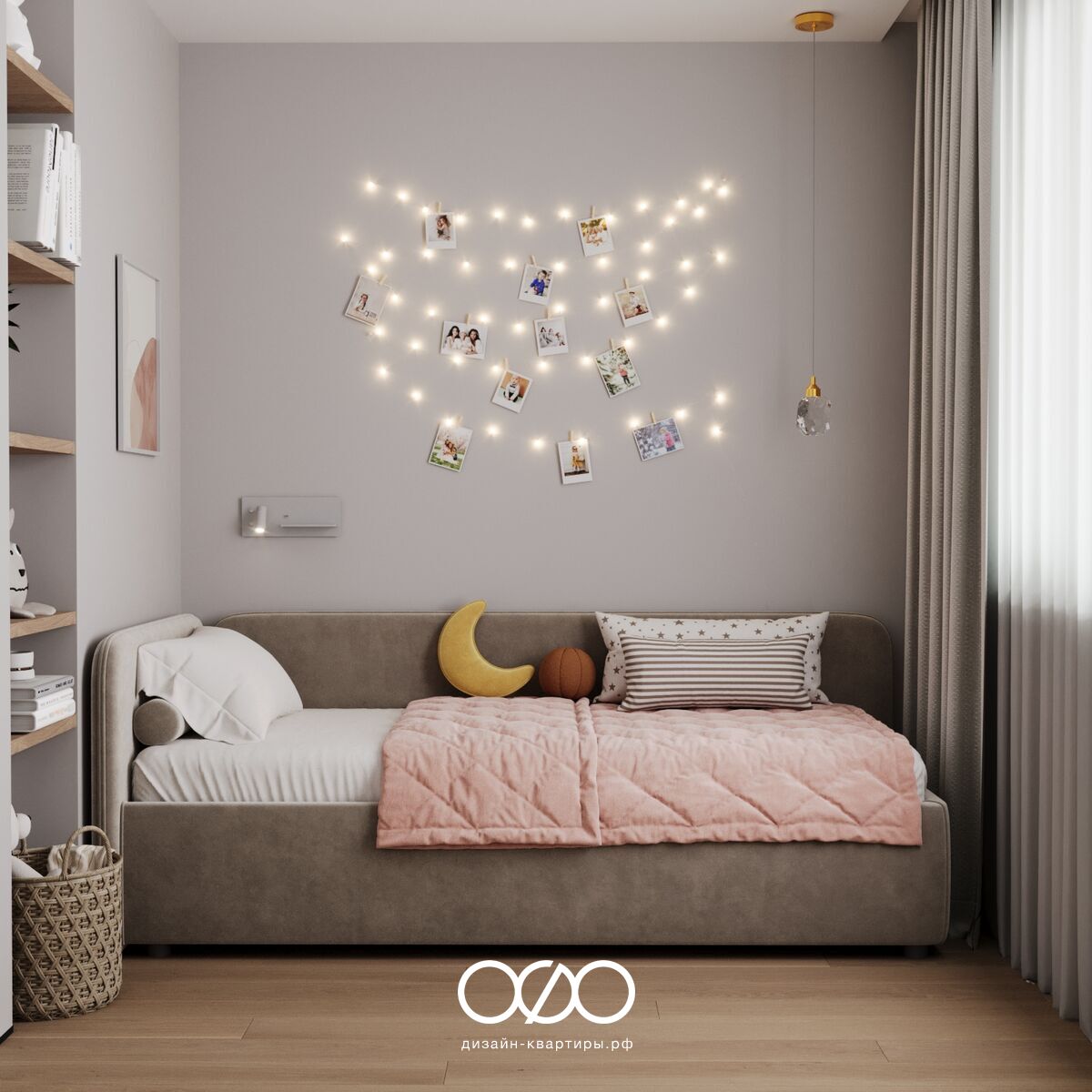 Дизайн-проект 4-комнатной квартиры 80 м² в Москве. Грамотная перепланировка и светлый современный интерьер для семьи с детьми.