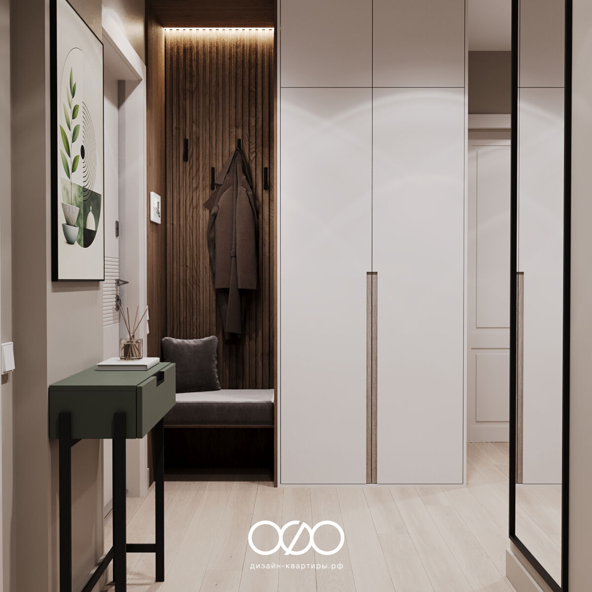 Дизайн трехкомнатной квартиры П44Т