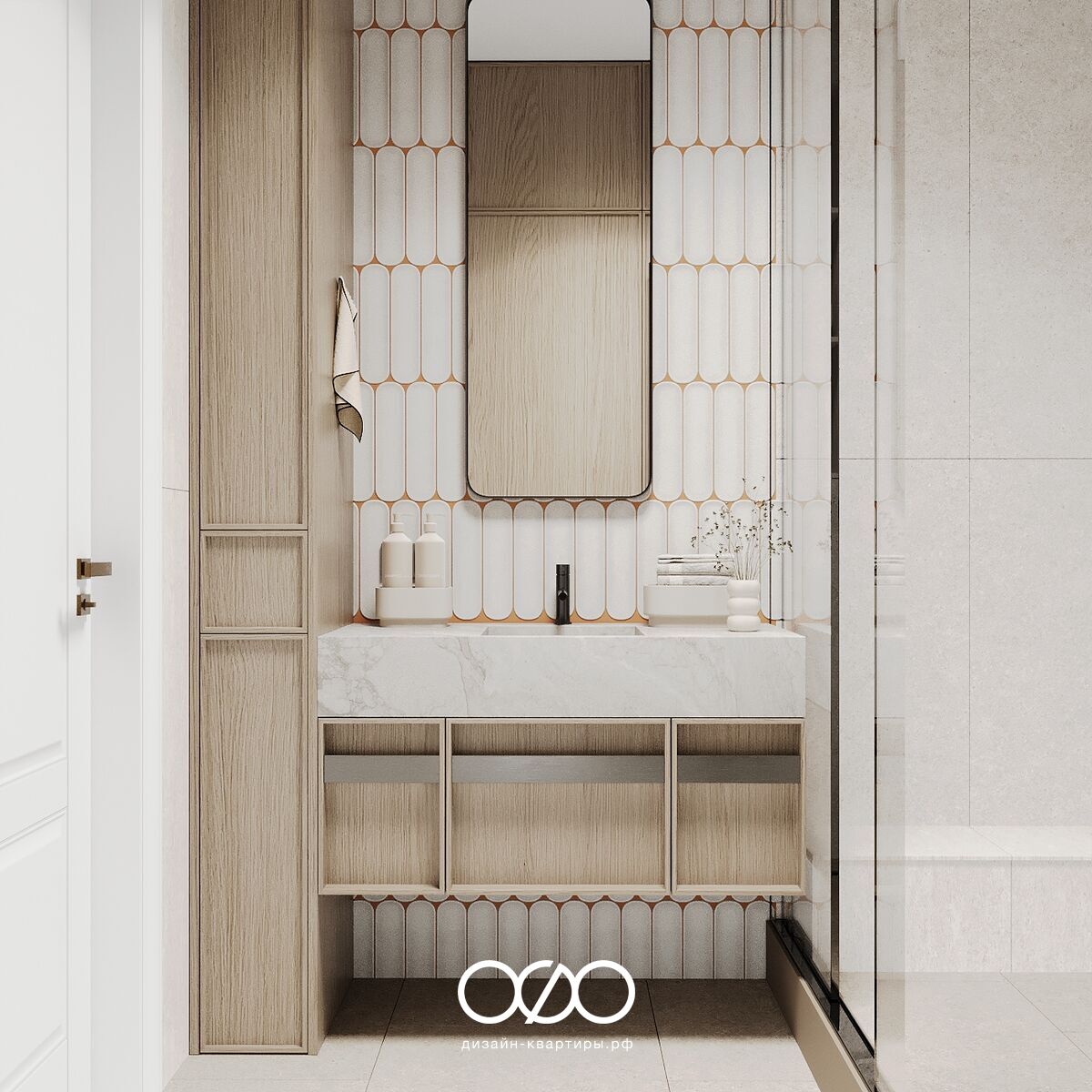 Дизайн 4-комнатной квартиры 95 м² в ЖК Level Мичуринский. Уютный интерьер для семьи с детьми, продуманная кухня-гостиная и детские.