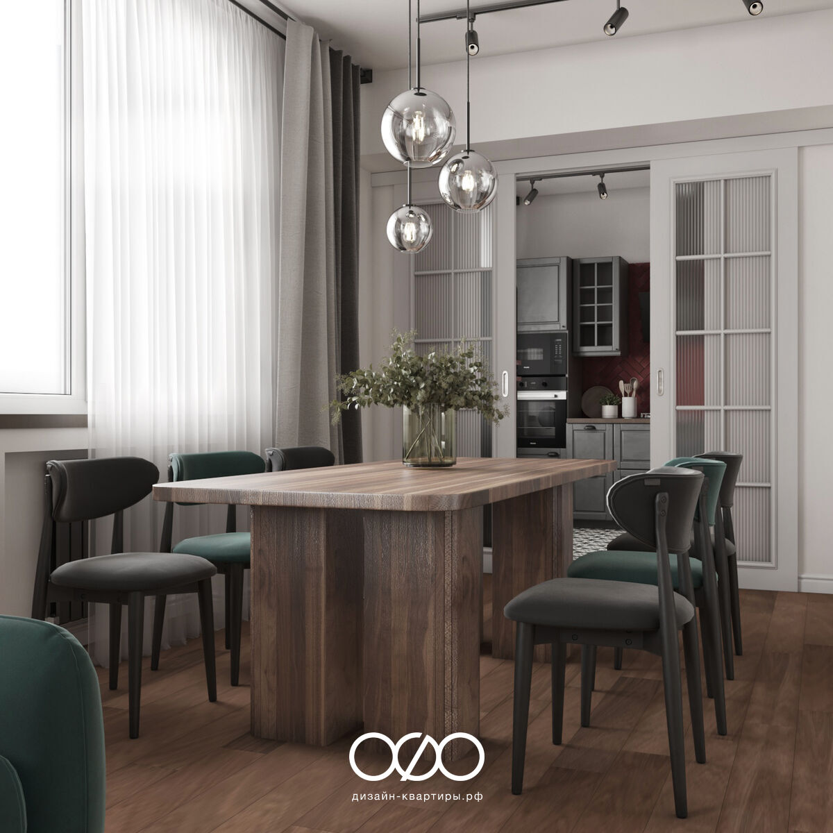 Дизайн двухуровневой квартиры 150 м² в Москве. Удобная планировка, лестница, яркие акценты и продуманный интерьер для семьи с детьми.