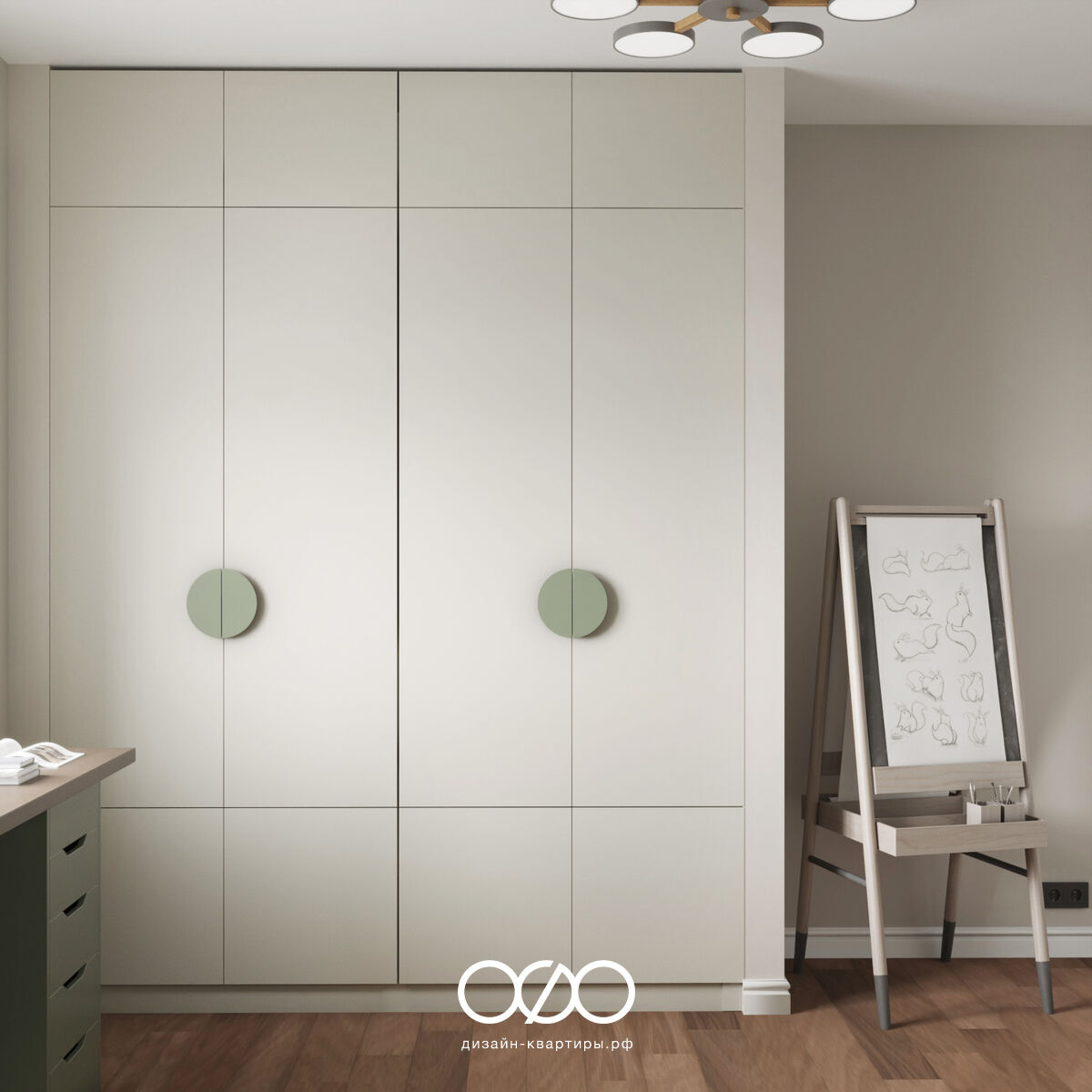 Дизайн двухуровневой квартиры 150 м² в Москве. Удобная планировка, лестница, яркие акценты и продуманный интерьер для семьи с детьми.