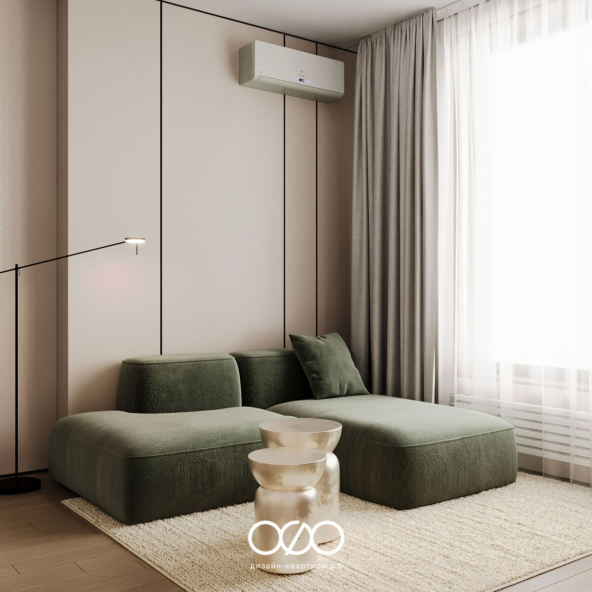 Дизайн квартиры 67 м² в ЖК Символ. Универсальный современный интерьер для аренды и жизни с продуманной планировкой. Закажите проект без ошибок.