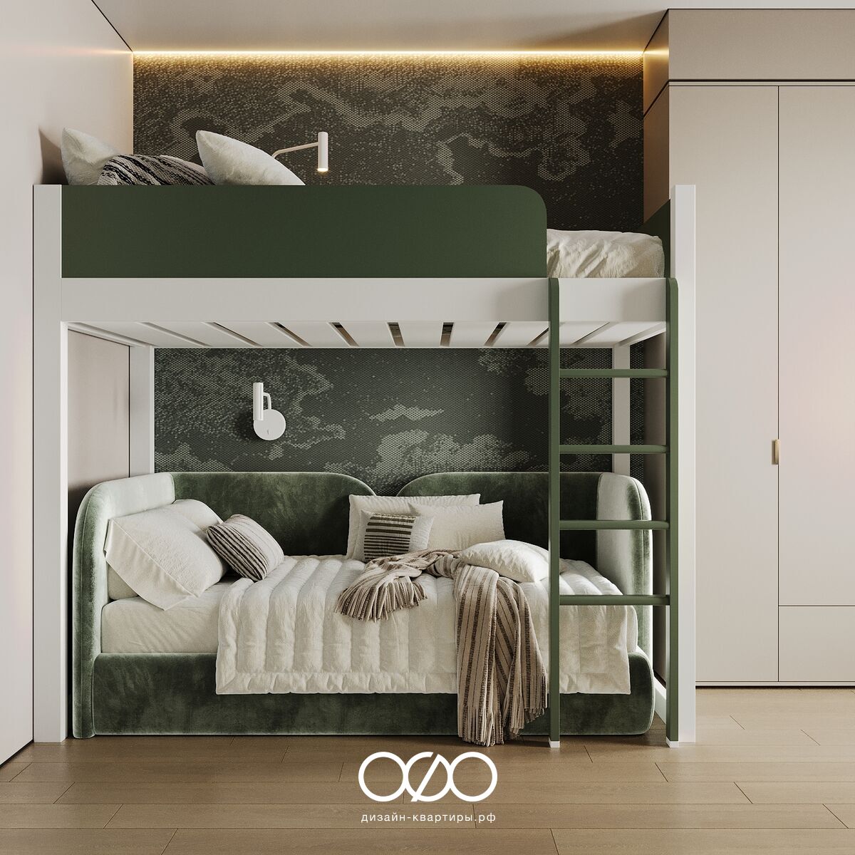 Дизайн квартиры 67 м² в ЖК Символ. Универсальный современный интерьер для аренды и жизни с продуманной планировкой. Закажите проект без ошибок.