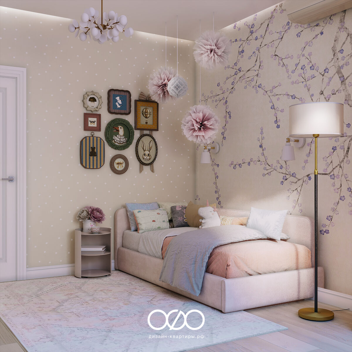 Дизайн квартиры 97 м² в Москве для семьи. Современный интерьер с элементами бохо и продуманной планировкой. Закажите проект без ошибок.